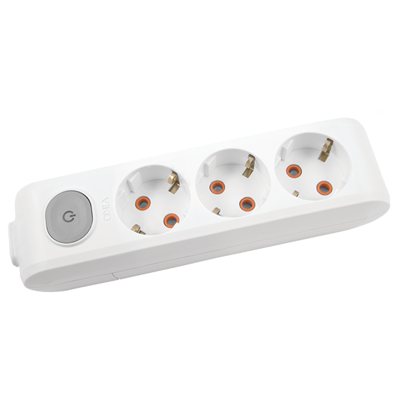 Viko Multi-Let Üçlü Grup Priz Anahtarlı Topraklı Klemensli Beyaz (Çocuk Korumalı) 90117300