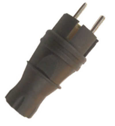 Mutlusan Mut-28 1x16 A. Monofaze Topraklı Erkek Fiş(Düz)