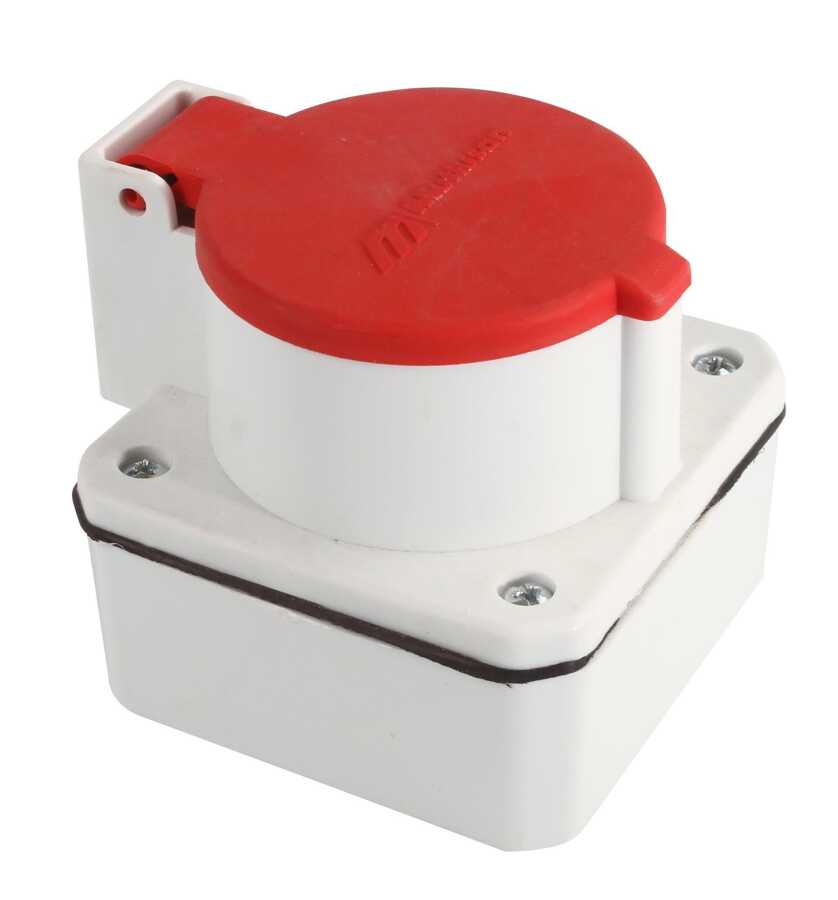 Mutlusan Mut-63 3X16 Trifaze duvar prizi(pls.)