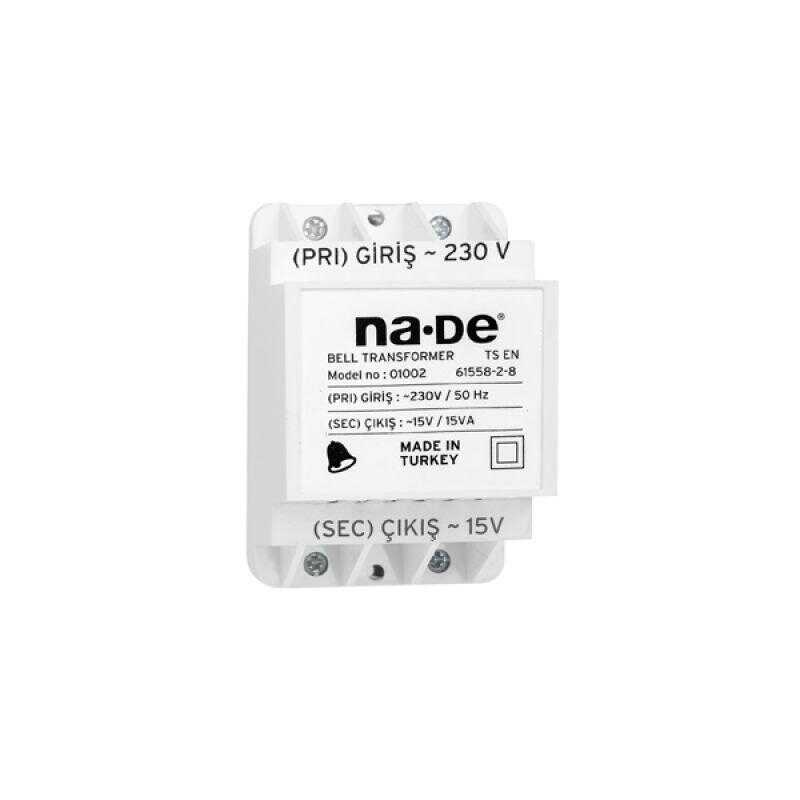 NADE 01002 15VAC/15VA Zil Transformatörü