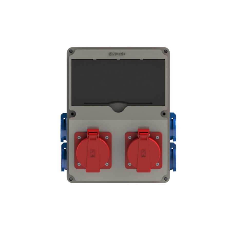 Nead 5003 Kombinasyon Kutusu 3x25 A 2 Adet Ön + 1x16 A 4 Adet Yan (Boş Kasa)