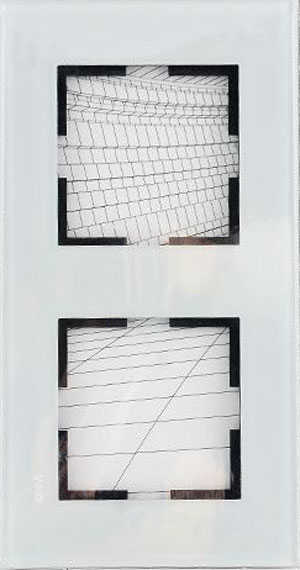 Artline Novella Cam Düz Beyaz İkili Çerçeve