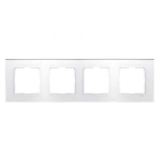 Viko Artline Novella Cam Düz Beyaz Üçlü Çerçeve