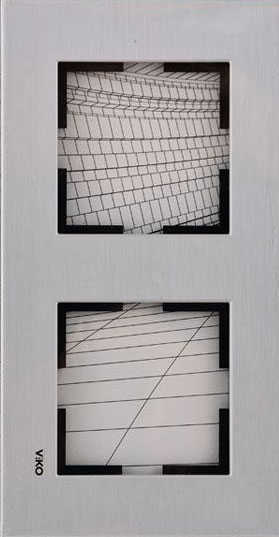 Artline Novella Eloxal Gümüş İkili Çerçeve