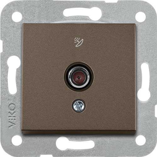 Artline Novella/Trenda Antrasit F Konnektör Uydu Prizi Kapak (Mekanizma Hariç)