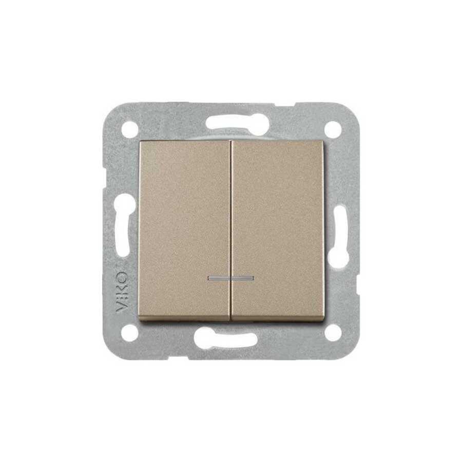 Artline Novella/Trenda Bronz Işık Komütatör Düğme (Mekanizma Hariç)