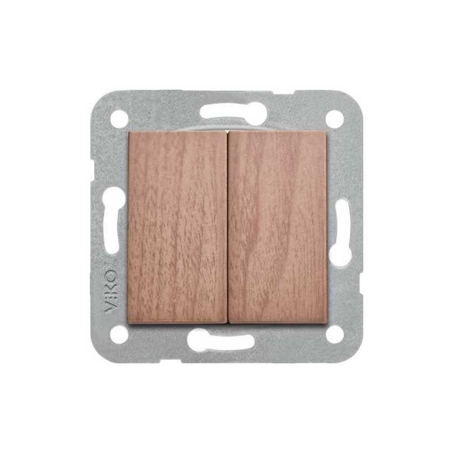 Artline Novella/Trenda Ceviz Komütatör Düğme(Mekanizma Hariç)