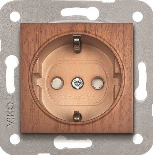 Artline Novella/Trenda Ceviz Topraklı Priz Ç.K. Kapak (Mekanizma Hariç)