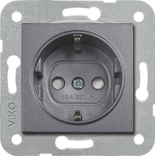 ​Artline Novella/Trenda Füme Topraklı Priz Çocuk Korumalı Kapak (Mekanizma Hariç)