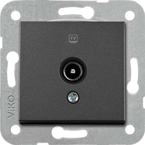 Artline Novella/Trenda Siyah Tv Priz Kapak (Mekanizma Hariç)