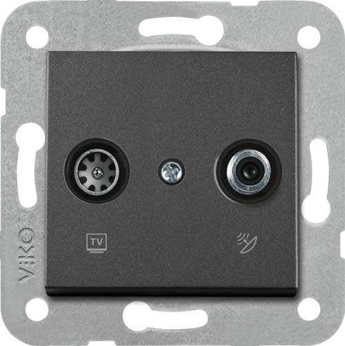 Artline Novella/Trenda Siyah Tv-Sat Kapak (Mekanizma Hariç)