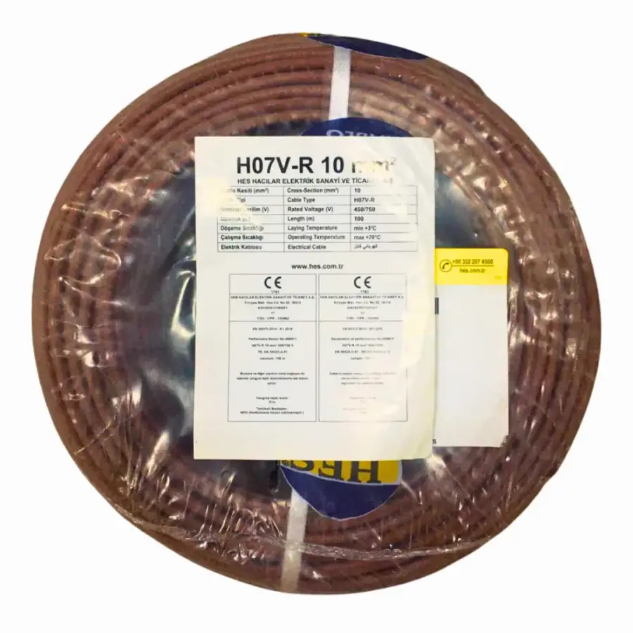 Hes Nya Kablo 10 mm² Kahverengi ( H07v-R )