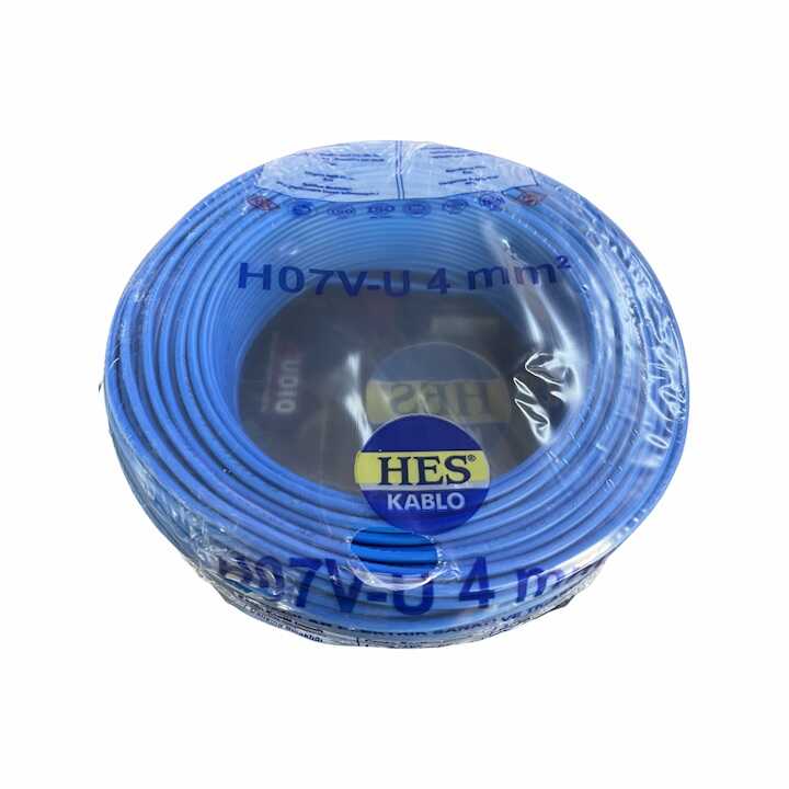 Hes Nya Kablo 4 mm² Mavi ( H07v-U )