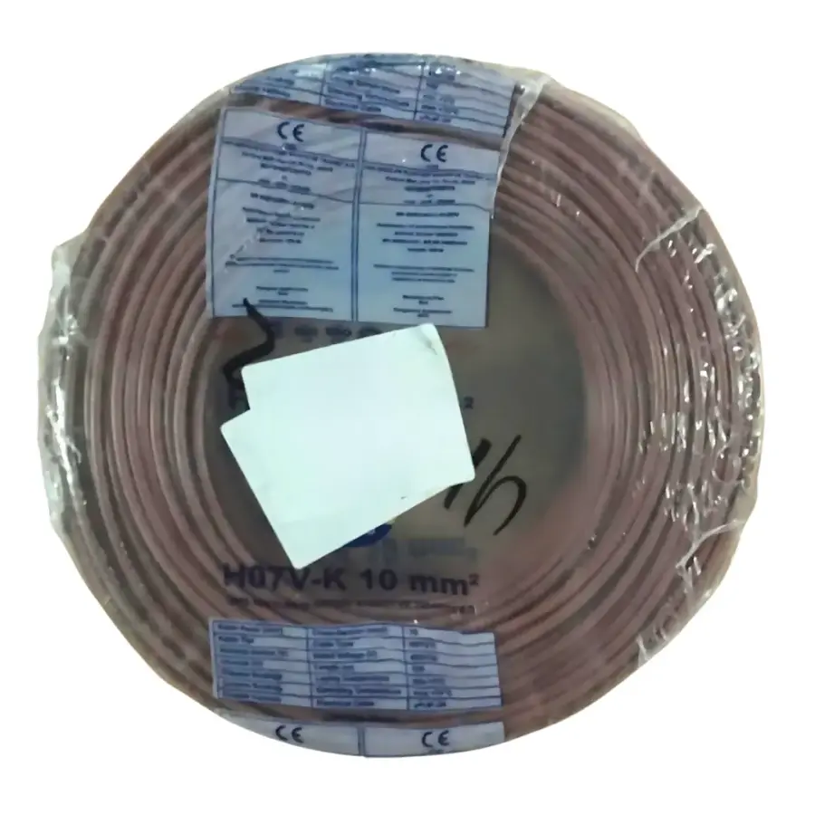 Hes Nyaf Kablo 10 mm² Kahverengi ( H07v-K )