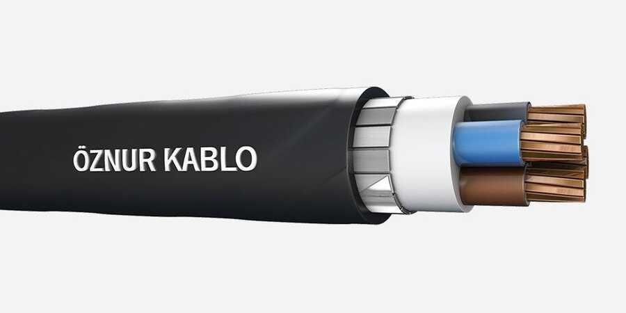 Öznur 4x10 YVZ3V-R Çelik Zırhlı Alçak Gerilim Enerji Kablosu