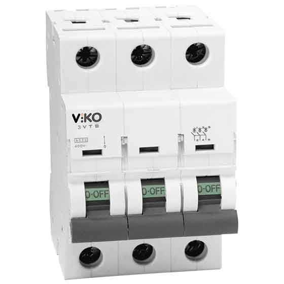 Viko - 3VTB-3C20 3x20A 3kA C Tipi Otomatik Sigorta