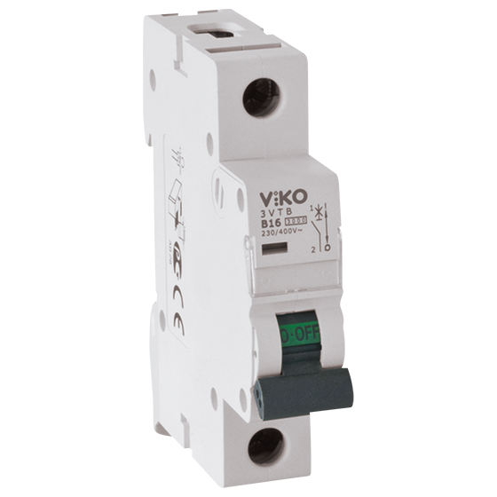 Viko - 4VTB-1C02 1x02A 4,5kA C Tipi Otomatik Sigorta
