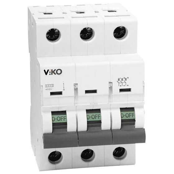 Viko - 4VTB-3C25 3x25A 4,5kA C Tipi Otomatik Sigorta