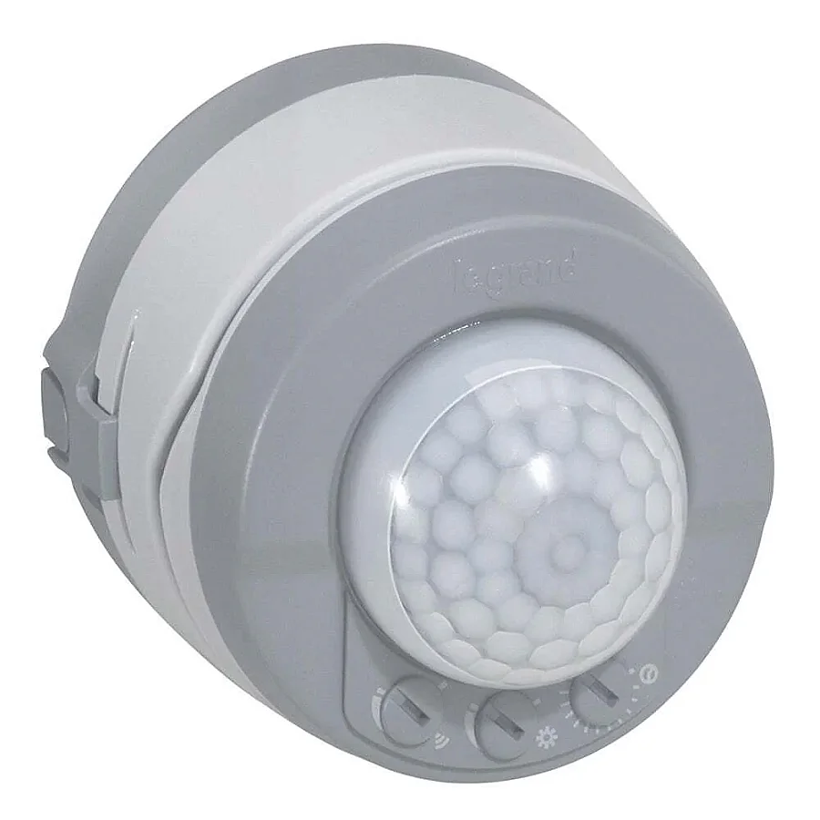 Legrand 69740 PIR Hareket Sensörü, 360° Duvar & Tavan Tipi IP55 Gri 