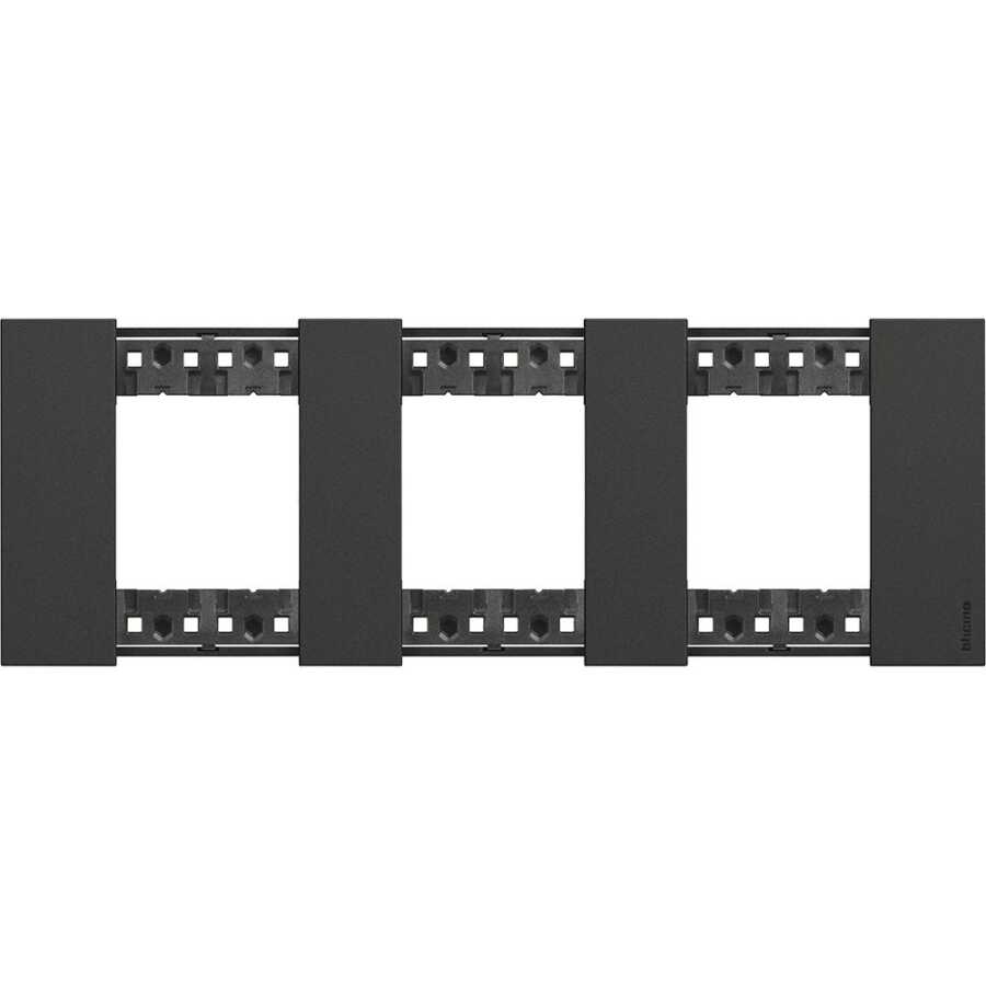 Bticino Polimer Plastik Çerçeve 3x2M Siyah