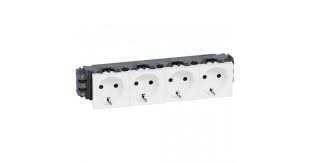 Legrand Sistem Armada 4XDlp Şebeke Priz Beyaz
