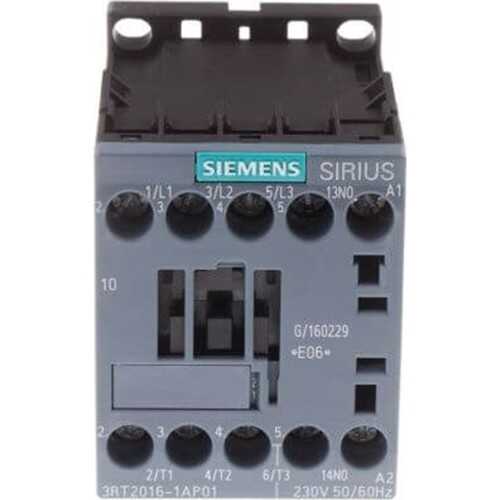 Siemens - 3RT2016-1AP01 9A 4kW 230V AC Sirius Kontaktör