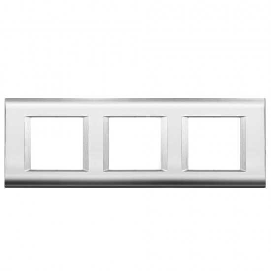 Viko Panasonic Thea Sistema Chrome + Metalik Beyaz 3X2M Çerçeve