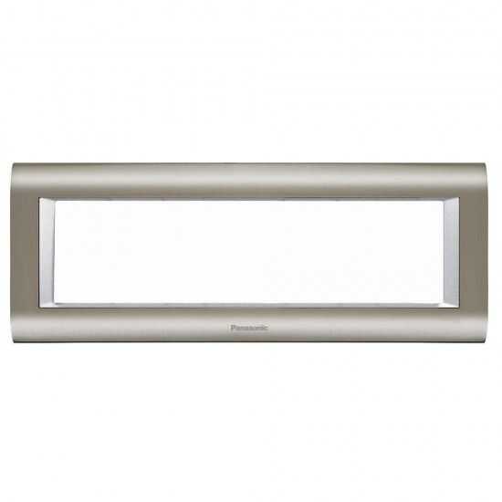 Viko Panasonic Thea Sistema Inox + Metalik Beyaz 7M Çerçeve