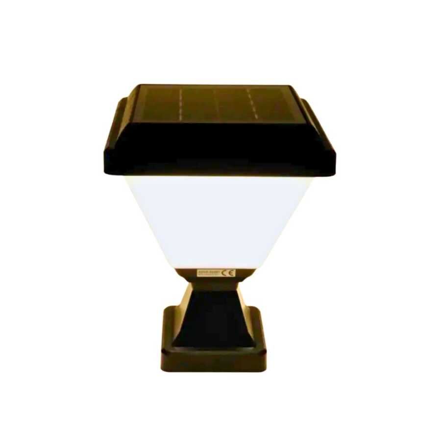 ACK AG60-06801 10W/h Solar Led Bahçe Armatürü Kare 3000K Günışığı