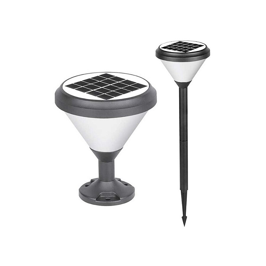 ACK AG60-07801 20W 3000K Günışığı Solar LED Bahçe Armatürü