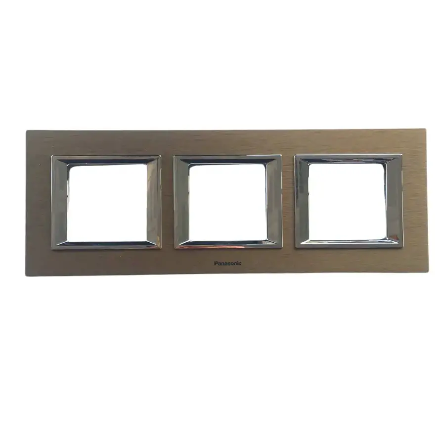 Viko Panasonic Thea Ultima Eloxal Bronz 3x2M Çerçeve