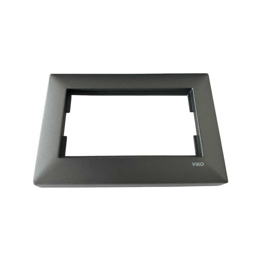 Viko Artline Trenda Füme İkili Sıva Altı Çerçeve