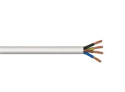Ünal 4x4 mm² TTR Kablo Beyaz H05VV-F