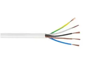 Ünal 5x6 mm² TTR Kablo Beyaz H07VV-F