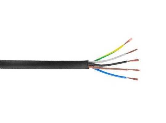 Hes 5x6 mm² TTR Kablo Siyah H07VV-F - 100'lük