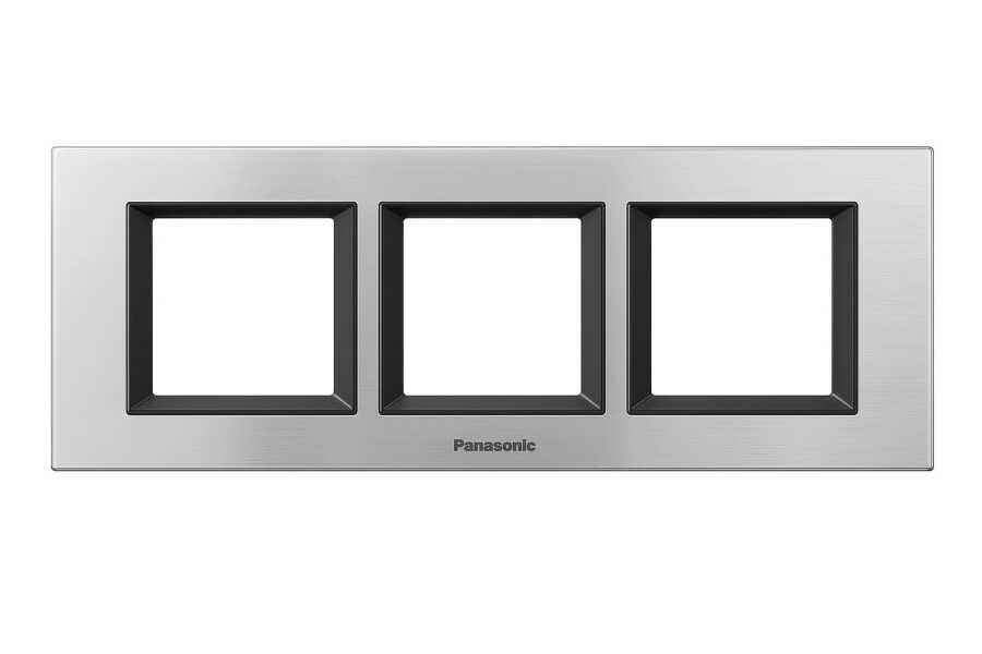 Viko Panasonic Thea Ultima Metalik Inox 3x2M Çerçeve