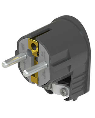 Nead Ups Topraklı Fiş (Siyah)