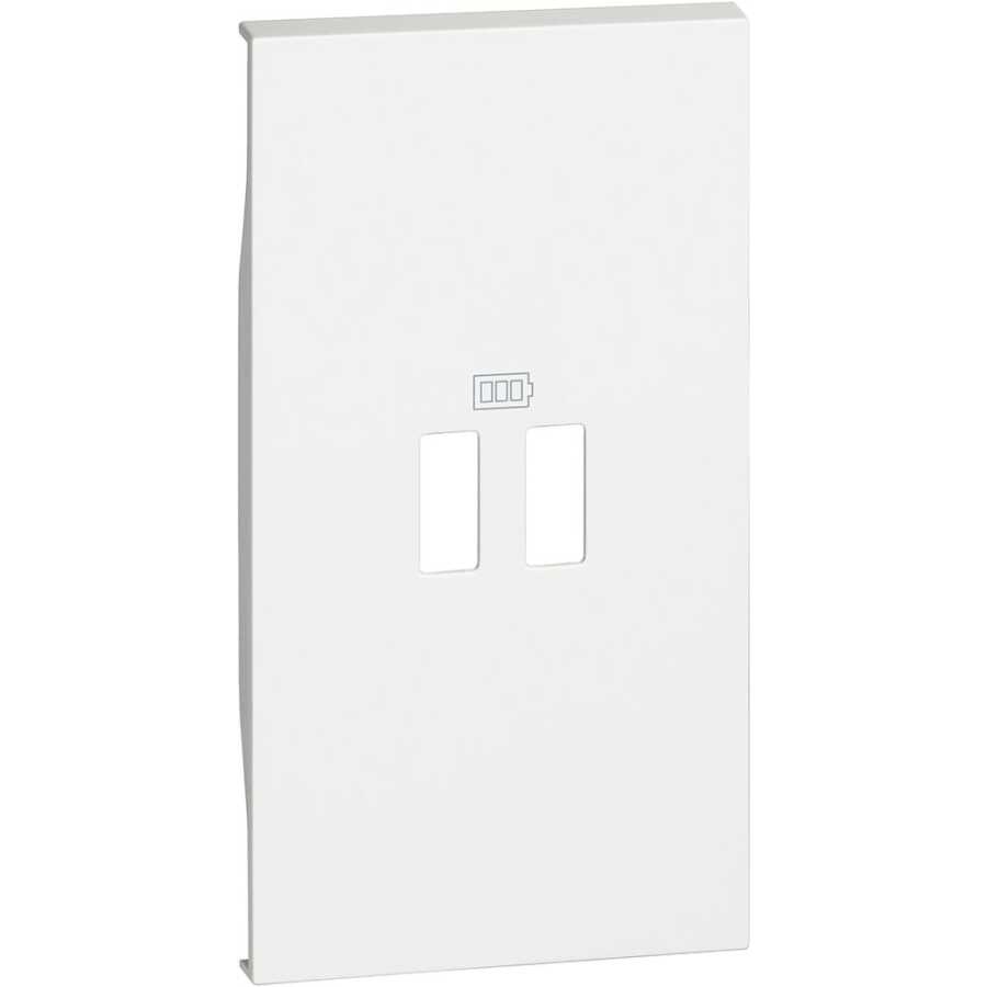 Bticino USB Şarj Prizi İçin Kapak 2M Beyaz