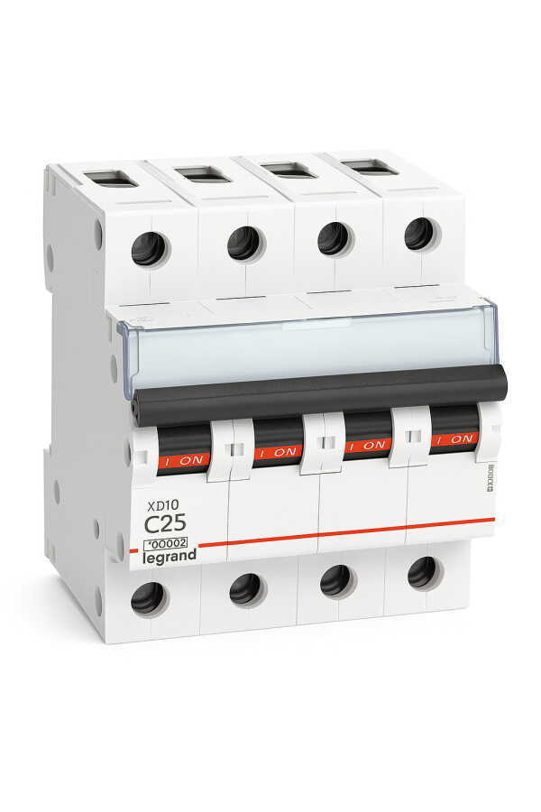 Legrand - 433964 4x63 Amper 10kA C Tipi XD10 Otomatik Sigorta
