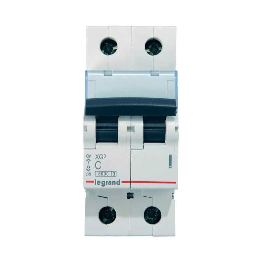 Legrand - 433678 2x16 Amper 6kA C Tipi Xg6 Otomatik Sigorta