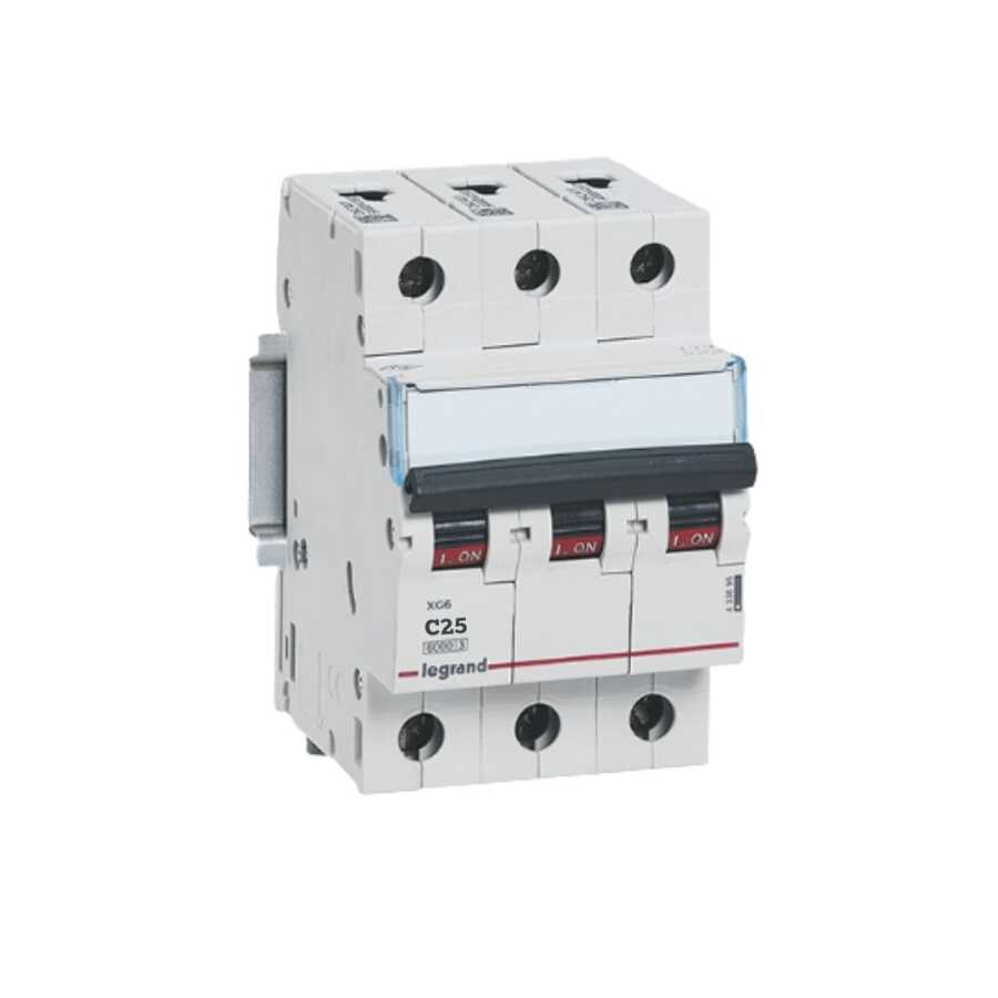 Legrand - 433706 4x25 Amper 6kA C Tipi Xg6 Otomatik Sigorta