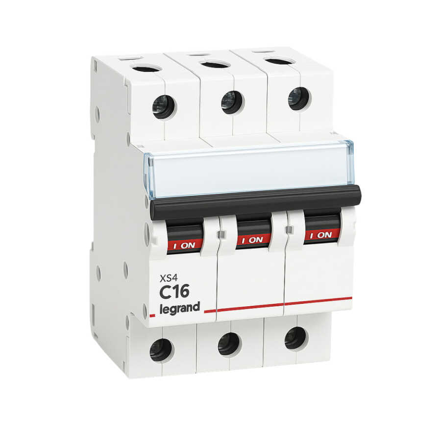 Legrand - 433342 3x16 Amper 4,5kA C Tipi XS4 Otomatik Sigorta
