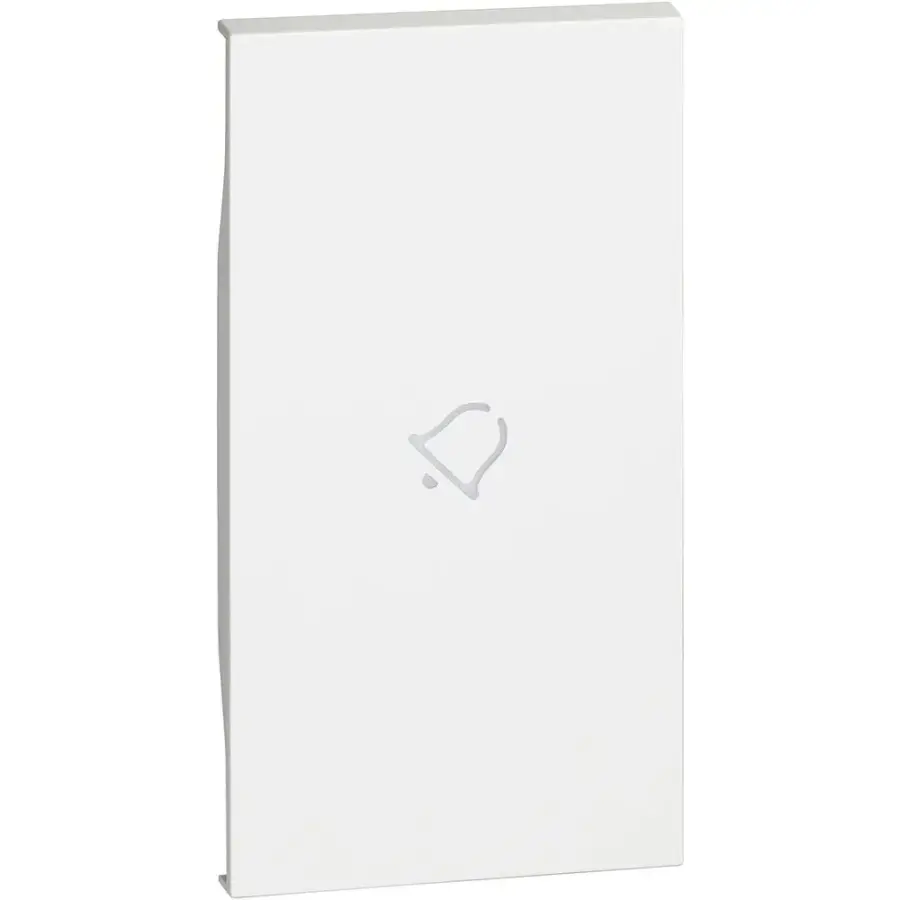 Bticino 2M Beyaz Zil Sembollü Tuş Kapağı